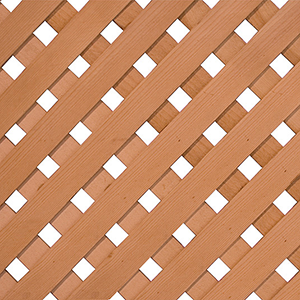 Purchase diagonal privacy plus weave cedar lattice in Waterloo, Ontario